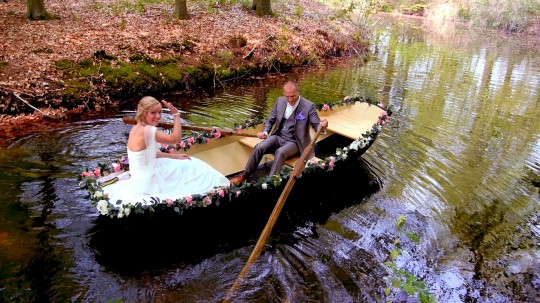 Video met huwelijksboot - Niels en Dianne