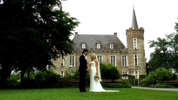 Video trouwplechtigheid Norman en Bibi op kasteel Henkenshage