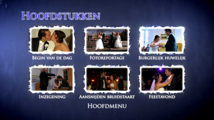 DVD en Blu-ray menu voor een betoverende opening - Hoofdstukken