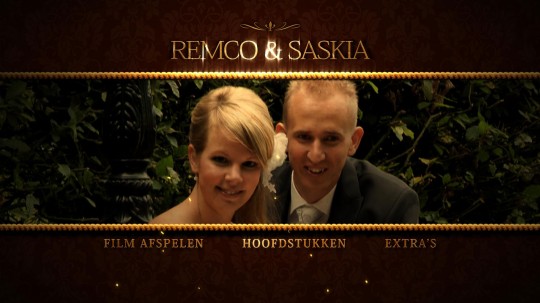 Cinematic DVD en Blu-ray menu voor een authentieke stijl van uw film - Hoofdmenu