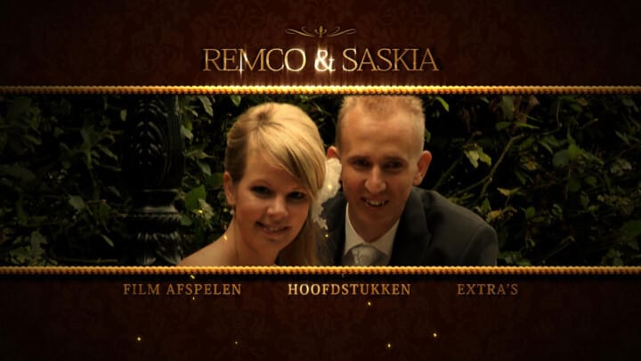 DVD en Blu-ray menu in filmstijl - Hoofdmenu