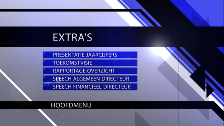 Professioneel en zakelijk DVD en Blu-ray menu - Extra's