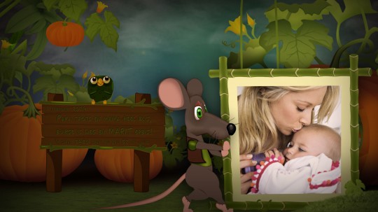 Digitaal geboortekaartje - De kleine muis