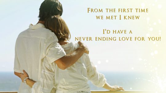 Digitale trouwkaart Never Ending Love - Videograaf Assem Producties