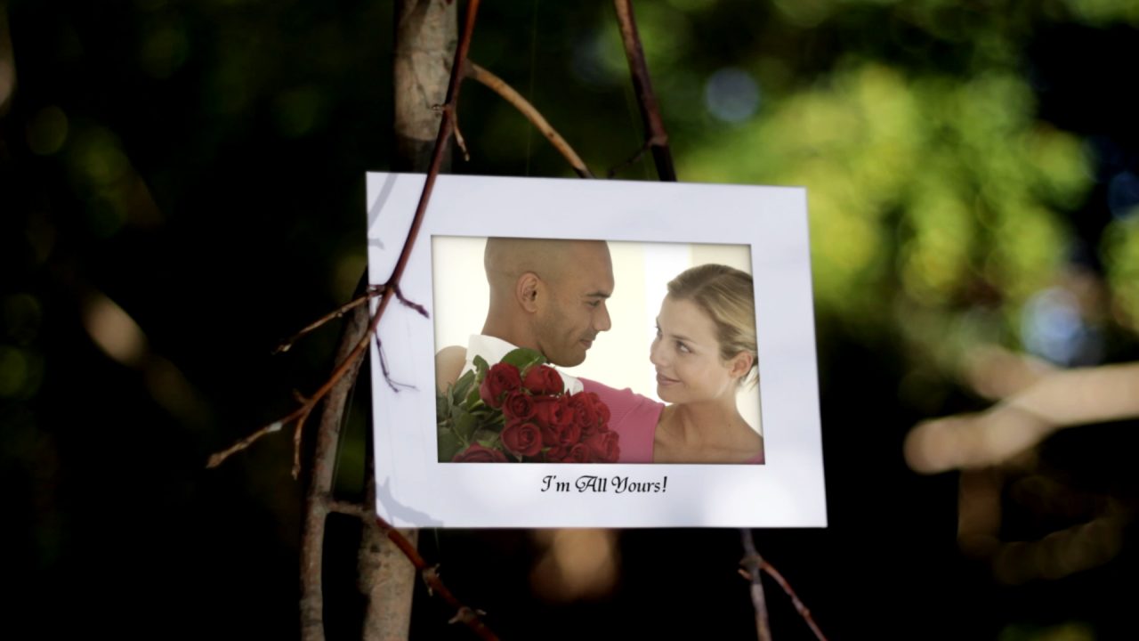Digitale trouwkaart Romantic Garden