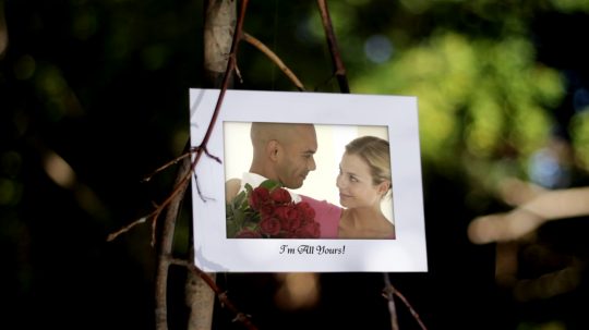 Digitale trouwkaart Romantic Garden