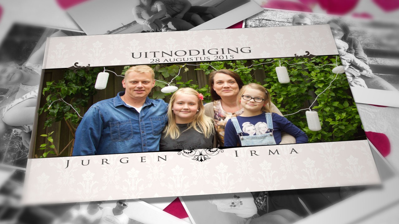 Digitale uitnodiging huwelijk - Jurgen en Irma - Heemskerk