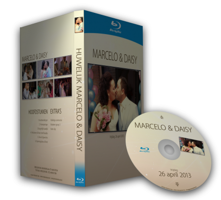Bijpassend cover en label voor het Harmonie DVD en Blu-ray menu