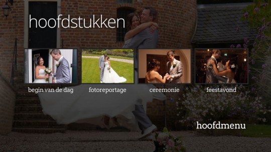 Modern - DVD en Blu-ray menu als finishing touch voor bijvoorbeeld uw bedrijfspresentatie - Hoofdstukken