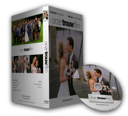 Finishing touch voor het DVD en Blu-ray menu - Onze Trouwfilm