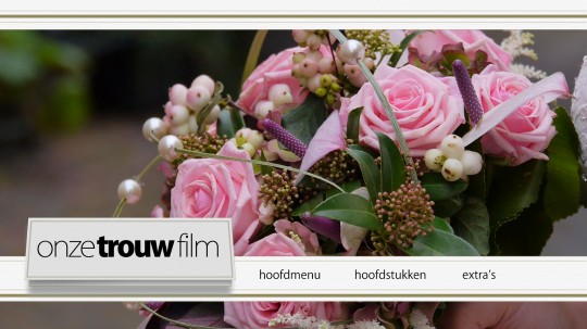 Onze Trouwfilm - Blu-ray Pop-up menu als finishing touch voor jullie trouwvideo