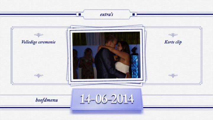 Romantisch DVD en Blu-ray menu - Extra's