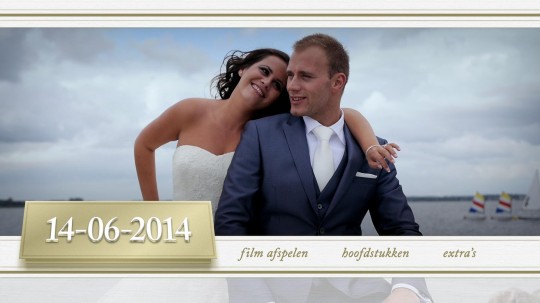 Romantisch DVD en Blu-ray menu - Hoofdmenu