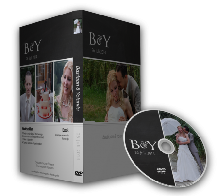 Bijpassend cover en label voor het Sereen DVD en Blu-ray menu