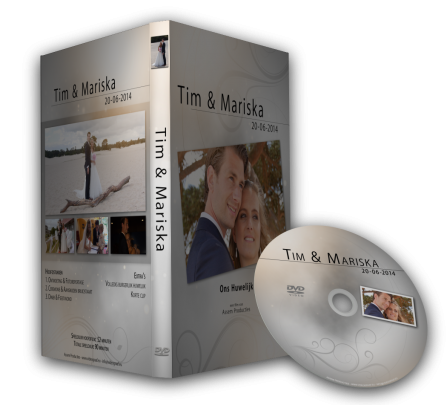 Bijpassend cover en label voor het Special Moments DVD en Blu-ray menu