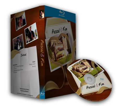 Bijpassend cover en label voor het Sweet Memories DVD en Blu-ray menu