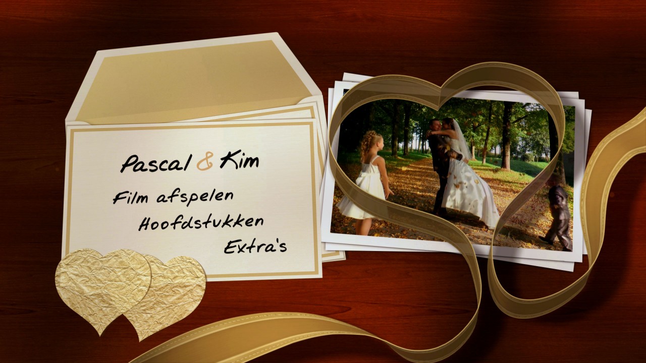 DVD en Blu-ray menu voor een mooie herinnering - Hoofdmenu