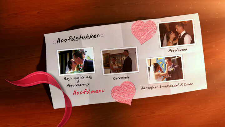 DVD en Blu-ray menu voor een mooie herinnering - Hoofdstukken
