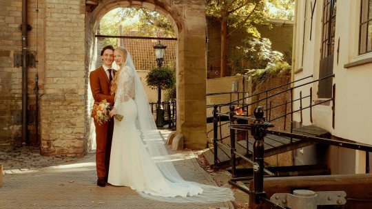 Trouwfilm Gouda Frank en Sophianne