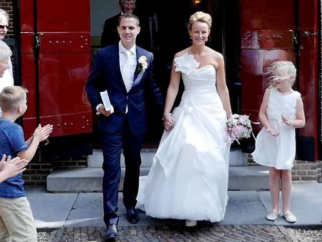Videoclip trouwen Jeffrey en Sanne - Inzegening kapel Staverden