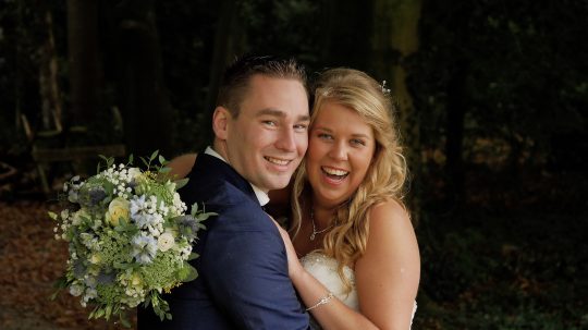 Videograaf trouwfilm Woudenberg en Bunnik van Kevin en Ariëlle
