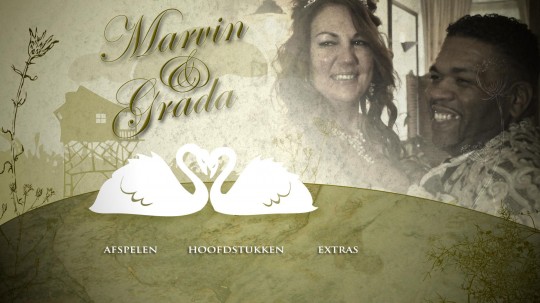 Zwanenmeer DVD en Blu-ray menu voor een authentieke stijl van uw film - Hoofdmenu